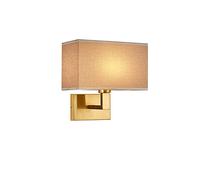 QHQQXN Chandelier Chinese Iron Iron E27 Wall Sconces Fabric High-End Luxury Light Wall Mounted Lava Lamps Suitable for Corridor, Loft,Passage, Cafe, Ceiling Lighting Fixture Sconce Durable (Color