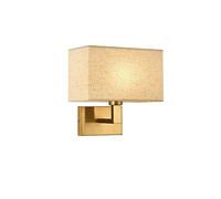 QHQQXN Chandelier Chinese Iron Iron E27 Wall Sconces Fabric High-End Luxury Light Wall Mounted Lava Lamps Suitable for Corridor, Loft,Passage, Cafe, Ceiling Lighting Fixture Sconce Durable (Color