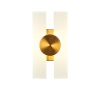 QHQQXN Chandelier Double-Ended Stainless Steel Wall Sconces LED Lights Vintage Fashion Acrylic Wall Light Plug-in Night Lamp Suitable for Bedroom, Loft, Studyroom, Aisle Lighting Device Sconce Dur