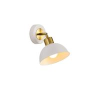 QHQQXN Chandelier E26/E27 Minimalism Iron Wall Sconces The Lamp Shade Angle is Adjustable Wall Lamp Indoor Decoration Wall Mount Light Fixtures Suitable(White)