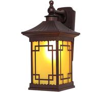 QHQQXN Chandelier European Wall Light Retro Aluminum Alloy Courtyard Wall Lamp Chinese Outdoor Wall Lamp Waterproof Exterior Wall Square,Modern Decor