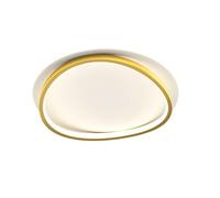 QHQQXN Chandelier High Brightness Home Illumination Ceiling Lighting LED Trichromatic Dimming Adjustable Ceiling Lamp 3.9in Fixture.(Gold,M)
