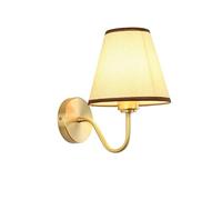 QHQQXN Chandelier Japanese Style E27 Cloth Wall Sconces Iron High-End Luxury Light Gold Wall Mounted Night Lamp Suitable for Tea Room, Bedroom, Hallways Decorative Lighting Sconce Durable