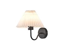 QHQQXN Chandelier Minimalist Style Iron Wall Sconces E27 Lights High-End Luxury Light Fabric Wall Mounted Reading Lamps Suitable for Bedroom, Cafe, Bar, Farmhouse Decorative Lighting Sconce Durabl