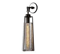 QHQQXN Chandelier Modern Simplicity Copper Wall Sconces Long E14 High-End Atmosphere Glass Wall Light Fixture Plug-in Salt Lamp Suitable for Bedroom, Loft, Studyroom Decorative Lighting Sconce Dur