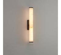 QHQQXN Chandelier Natural Marble Wall Strip Wall Lighting All Copper Indoor Nordic Sconce Wall Lamps for Bedroom Staircase Living Room.(Gold,Large)