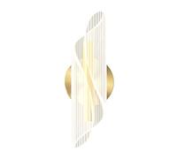 QHQQXN Chandelier Nordic Style Brass Gold Wall Sconces LED Acrylic Retro Farmhouse Light Wall Mounted Night Lamp Suitable for Bedroom, Loft, Studyroom, Aisle Decorative Lighting Sconce Durable