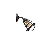 QHQQXN Chandelier Nordic Style Iron Wall Sconces E27 Metal Lights Vintage Fashion Wall Light Plug-in Reading Suitable for Bedroom, Loft, Studyroom, Aisle Decorative Lamps Sconce Durable (Color : P