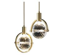 QHQQXN Chandelier Pendant Lights Crystal Post-Modern Light Luxury Crystal Bedroom Bedside Lamp Dining Table Bar Aisle Decoration Long Line Small, Suitable for Bedroom, Dining Room Chand