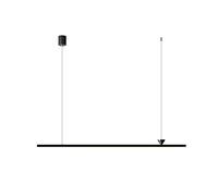 QHQQXN Chandelier, Postmodern Brass Strip Chandelier Led Dimmable Pendant Light Minimalist Home Dining Table Ceiling Hanging Lamp Interior Kitchen Living Room Suspended Light Fi-Black-B LWX
