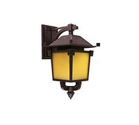 QHQQXN Chandelier Retro Outdoor Lantern Antique Die-Cast Aluminum Wall Light Lamp Porch Decoration Aisle Traditional E27 Outside Wall Lighting Fixture Durable (Color : H-45cm)
