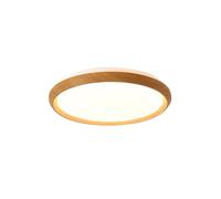 QHQQXN Chandelier Round Wood Grain Design Ceiling Lamp Three Colored Light Can Be Adjusted Ceiling Light 1.9in Interior Decoration.(M)