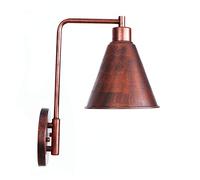 QHQQXN Chandelier Rust Color Loft Vintage Led 1-Lights Wall Lamp for Home Industrial Decor Retro Restaurant Lighting Iron Lampshade E27 Edison Wall Light Fixtures Durable (Color : D)