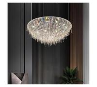 QHQQXN Chandeliers Crystal Ceiling Light Autumn Leaf Led Home Deco Hanging Lamps Ceiling Pendant Light Suspension Luminaire Lampen For Dinning Room(B-60Cm)