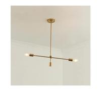 QHQQXN Chandeliers Model - Wrought Iron Lighting Branching Bubbles Geometric Line Bedroom e27 Chandelier,Chandelier