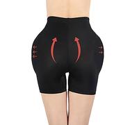 QHQQXN Crossdresser Padded Butt Lifter Shapewear Panties for Women Hip Pants Boyshorts Fake Buttock Briefs Underwear,B-2X