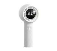 QHQQXN Feng Shui, Ventilador de Escritorio sin aspas Ventilador Turbo portátil de Mano Ventilador de Mano sin aspas Ventilador de Mano con batería de 3 velocidades Pantalla Digital de 2000 mAh para