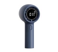 QHQQXN Feng Shui, Ventilador de Escritorio sin aspas Ventilador Turbo portátil de Mano Ventilador de Mano sin aspas Ventilador de Mano con batería de 3 velocidades Pantalla Digital de 2000 mAh para
