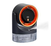 QHQQXN Feng Shui, Ventilador de Escritorio, Ventilador de Escritorio eléctrico Ajustable con Pantalla Digital, Mini Ventilador de Mano portátil | para Dormitorio, Sala de Estar, Viajes, al Aire Libre