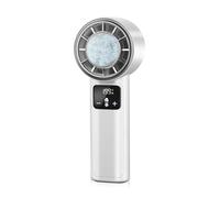 QHQQXN Feng Shui, Ventilador de Mano, Mini Ventilador Recargable con Enfriador de Hielo, Mano/Escritorio/Cuello 3 en 1 - Velocidad Ajustable 1-199, portátil para Viajes, al Aire Libre, Oficina