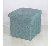 QHQQXN Foldable Storage Foot Stool - Heavy-Duty 350 lbs Support Space-Saving for Home Office & Outdoor - Versatile with Hidden Storage