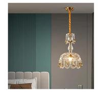 QHQQXN French Creative Crystal Porch Corridor Small Chandelier Porch Entrance Bedside Light Luxury Home Decoration Lamps