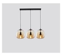 QHQQXN Glass LED Ceiling Pendant Light Living Room Table Kitchen Bedroom Modern Gray Art Pendant Lighting,Chandelier Lamps LWX
