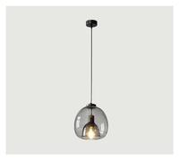 QHQQXN Glass LED Ceiling Pendant Light Living Room Table Kitchen Bedroom Modern Gray Art Pendant Lighting,Chandelier Lamps LWX