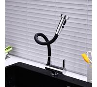 QHQQXN Grifo Flexible para Cocina Grifo de Cocina Plegable Cromado con Caño Flexible Grifo Plegable para Fregadero de Cocina con 3 Chorros para Elegir Grifos para el hogar