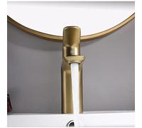QHQQXN Grifo para Lavabo de baño Grifo Mezclador de Agua fría y Caliente para Lavabo y baño Grifo de baño de latón Macizo No Incluye Manguera de Suministro de Agua