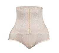QHQQXN High-Waist Abdomen Pants for Women Adjustable Shapewear Hip Underwear Seamless Control Pants,Beige-3X