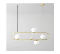 QHQQXN Industrial Style Molecular Chandelier Rectangle Art Swing Buckle Design Retro Metal Parlor Coffee Shop Foyer Light,Chandelier