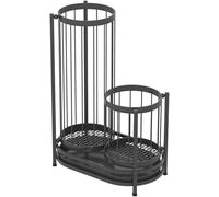 QHQQXN Large Capacity Business Iron Umbrella Stand for Hotel Office Entrance Hallway Umbrella Storage Rack with Stands Rack