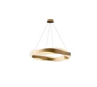 QHQQXN Large Foyer Chandelier Entryway High Ceiling Chandelier- Gold Modern LED Chandelier Light Fixture with Remote Control for Dining Room, Staircase