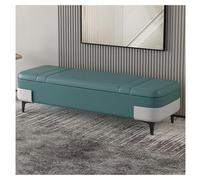 QHQQXN Leather Foot Stool with Storage Stylish Upholstered Bench for Living Room Bedroom & Entryway Versatile End of Bed Stepping Stool -