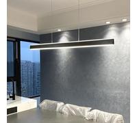 QHQQXN LED Pendant Light,Dining Table Pendant Lamp Modern Linear Design Living Room Chandelier Dimmable with Remote Control Ceiling Hanging Lamp, Ceiling Light LWX