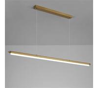 QHQQXN Metal Flute Chandelier Pendant Light with Acrylic Shade - Modern LED Hanging Lamp for Dining Room and Island (90CM/120CM) LWX