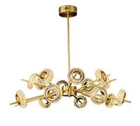 QHQQXN Modern Branches Copper Chandeliers Light,LED Golden Pendant Lighting Creativity Home Decor Luxury Ceiling Lights For Living Room Bedroom Dining Room-Copper 12light