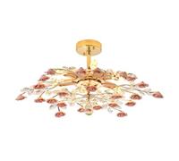 QHQQXN Modern Flower Lights LED Chandelier for Home Decor Dining Room Living Room Bedroom Ceiling Lamps,Over Table Pendant Lighting Ceiling for Living Room Hallway Bedroom LWX