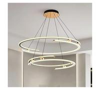 QHQQXN Modern Hanging Chandelier LED Pendant Lamp for Living Dining Room Bedroom Kitchen Island Home Decoration Lighting Fixture Lustre LWX