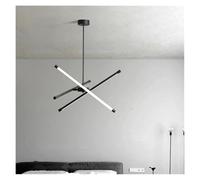 QHQQXN Modern Led Minimalism Iron Hanglamp Chandelier for Living Room Bedroom Nordic Decor LED Indoor Lighting Pendant Lamps(Cold White,D90CM) LWX