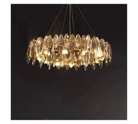 QHQQXN Modern Light Luxury Crystal Chandelier Lighting Ceiling Lamps Hanging Led Chandeliers for The Living Room Indoor