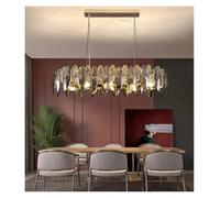 QHQQXN Modern Light Luxury Crystal Chandelier Lighting Ceiling Lamps Hanging Led Chandeliers for The Living Room Indoor