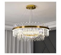 QHQQXN Modern Living Room Crystal Chandelier for Dining Bedroom House Lighting Design Atmospheric French Style