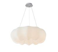 QHQQXN Modern White Cloud Ceiling Pendant Lighting,LED Three-Color Dimming On Chandelier Simple Adjustable Ceiling Lights Fixtures For Hotel Living Room Coffee Bar-Three-Color Light Change 45 * 20cm