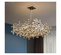 QHQQXN Morden Chandeliers Crystal Ceiling Lightitalian Luxury Living Room Chandelier, Led Villa Bedroom Dining Room, Dining Table, Kitchen Creative Chandelier Ceiling Light
