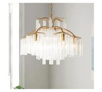 QHQQXN Morden Chandeliers Crystal Ceiling Lightnordic Luxury Living Room Chandelier Villa Dining Room Lamp American Countryside Fashion Led Dining Room Pendant Lights Ceiling Li