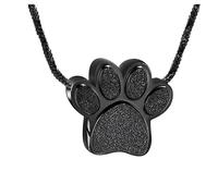 QHQQXN NBYGSC Collar para Mujeres y Hombres, Plata de Ley 925, Pata de Animal, Pata de Gato, Pata de Perro, Gargantilla, Collar con Colgante de Huellas, Collar de Pata para Mujer, dijes