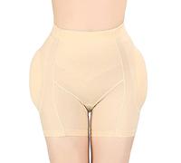 QHQQXN Padded Butt Lifter Shapewear Underwear Panties for Women Hip Enhancer Pants Boyshorts Fake Buttock Briefs,A-3X