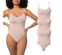 QHQQXN Pcs Bodysuit for Women Tummy Control Shapewear Seamless Sculpting Backless Thong Body Shaper Tank Top